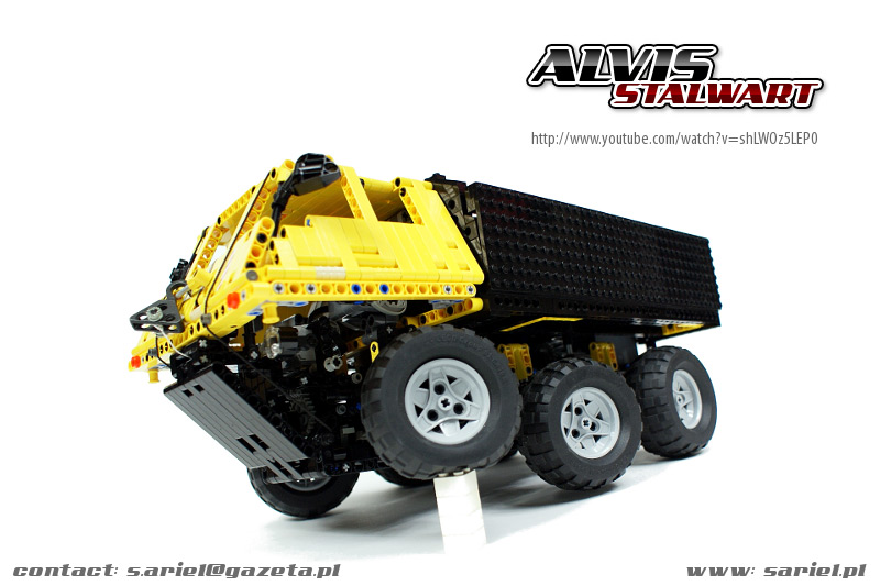Alvis Stalwart vehicle LEGO replica