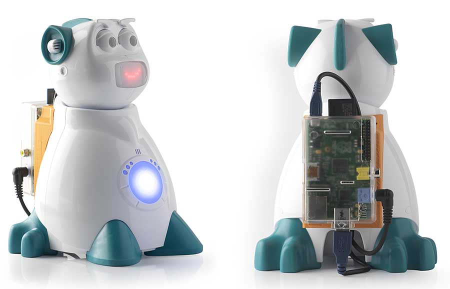 AIsoy1 emotional programmable robot with Raspberry Pi