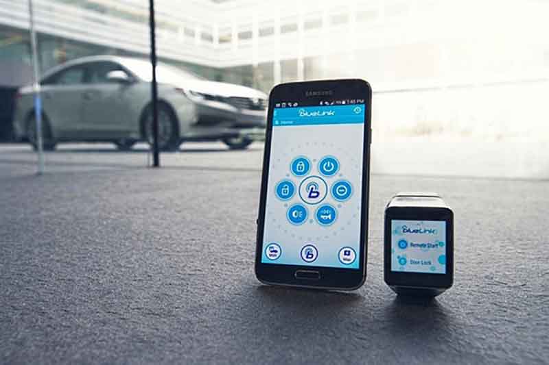 Hyundai Blue Link integrated with smart devices