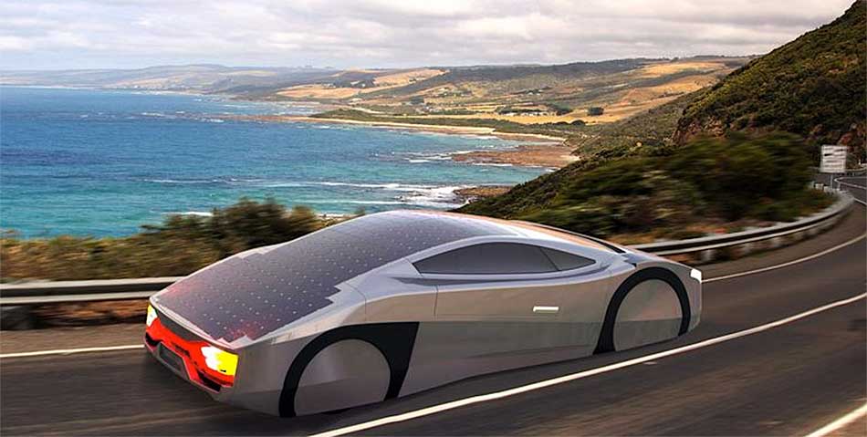 Immortus Solar Powered 3D Printed Sports Car Concept