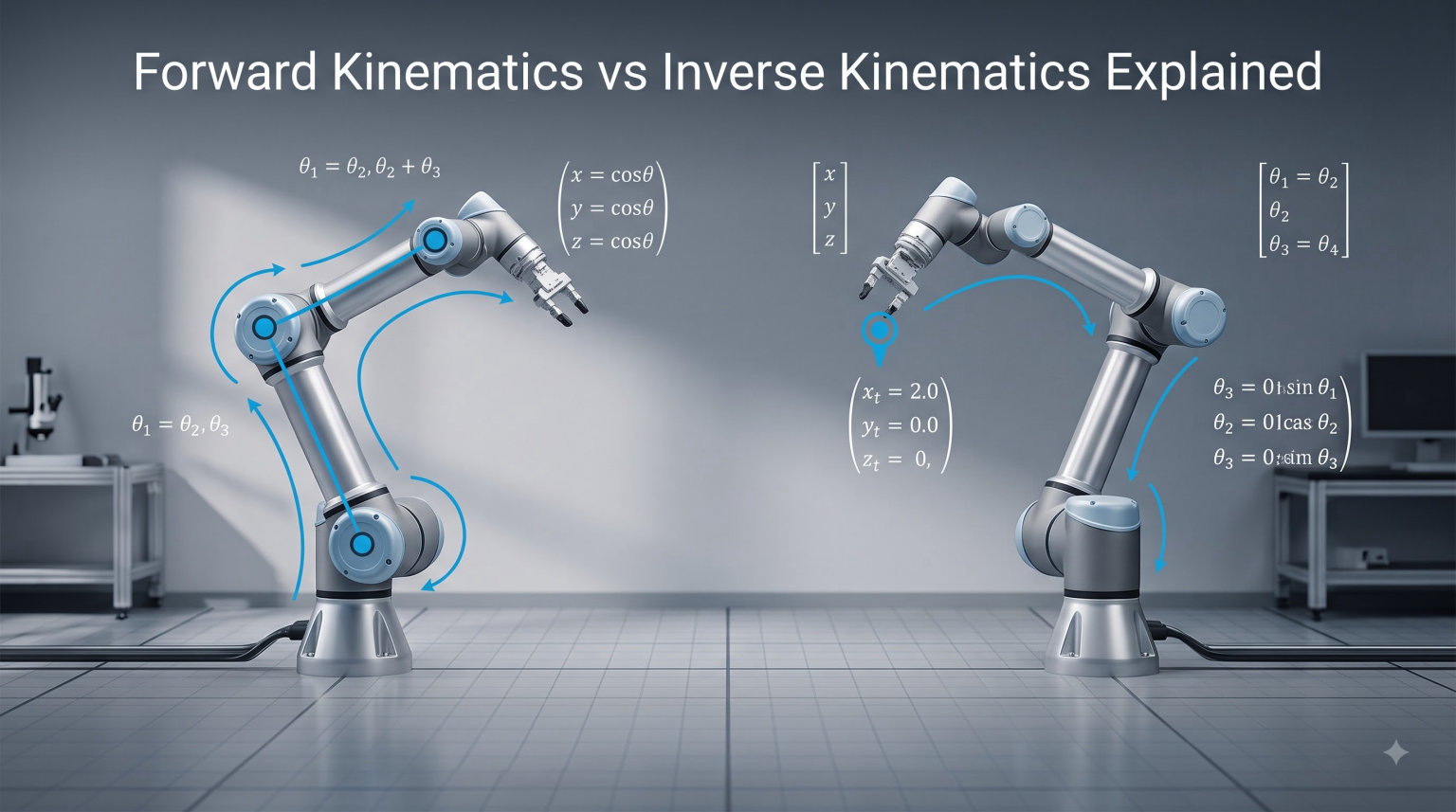 Forward Kinematics vs Inverse Kinematics Explained