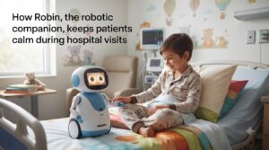 How Robin, the robotic companion, keeps patients calm during hospital visits