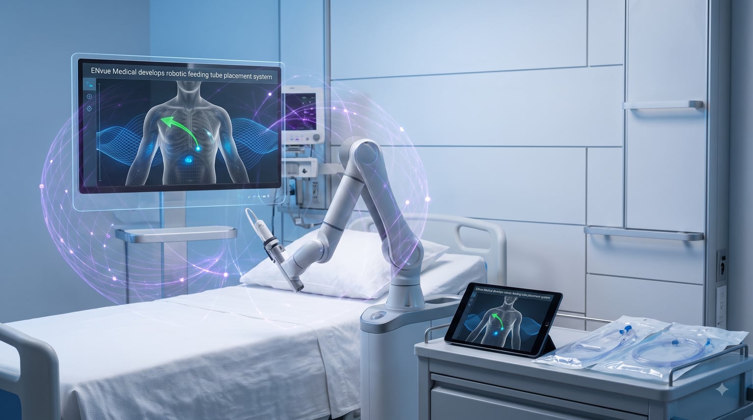 ENvue Medical develops robotic feeding tube placement system