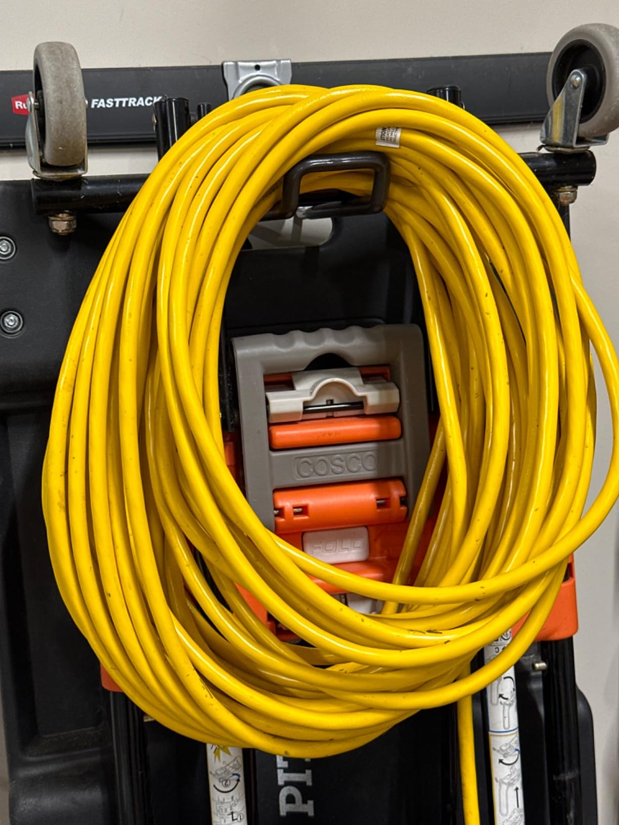 Southwire Outdoor Extension Cord – Durable Vinyl Jacket for For Farm, Ranch & Workshop - Lighted End With Reinforced Blades - SJTW, Yellow - 12 Gauge, 3 Prong - 50 Feet customer photo 2