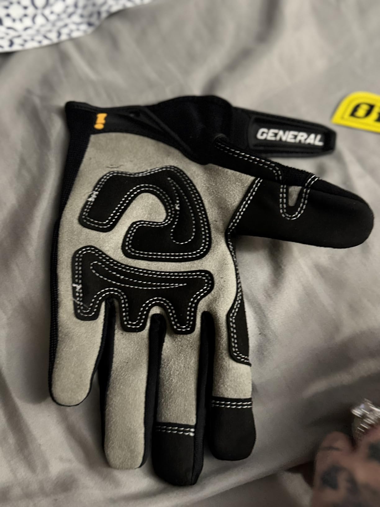 Ironclad General Utility Work Gloves GUG, All-Purpose, Performance Fit, Durable, Machine Washable (1 Pair) Black customer photo 1
