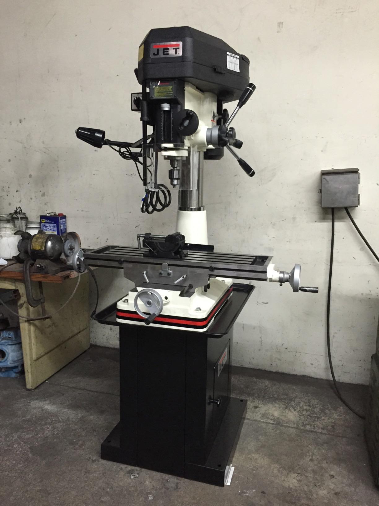JET 18-Inch Mill Drill Machine, 2 HP, 115/230V, Cast-Iron Column customer photo 1