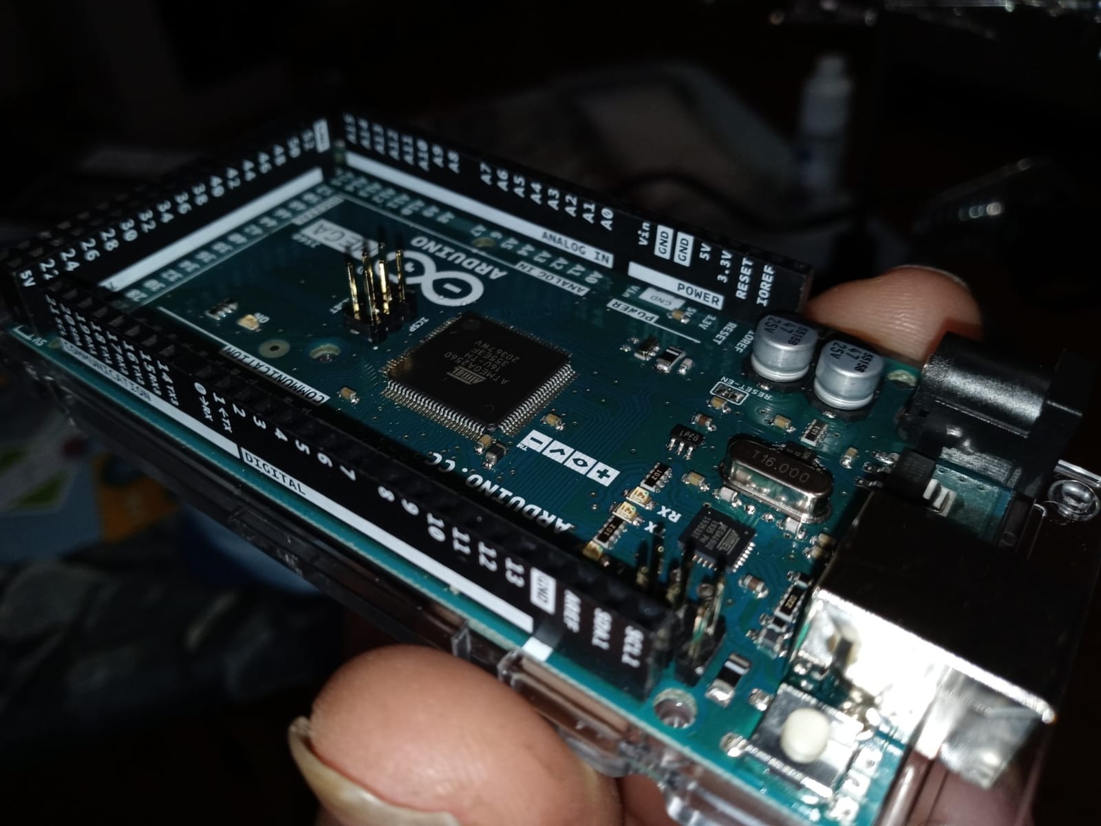 Arduino Mega 2560 REV3 [A000067] - ATmega2560, 16MHz, 54 Digital I/O, 16 Analog Inputs, 256KB Flash, USB, Compatible with Arduino IDE for Advanced Projects customer photo 1