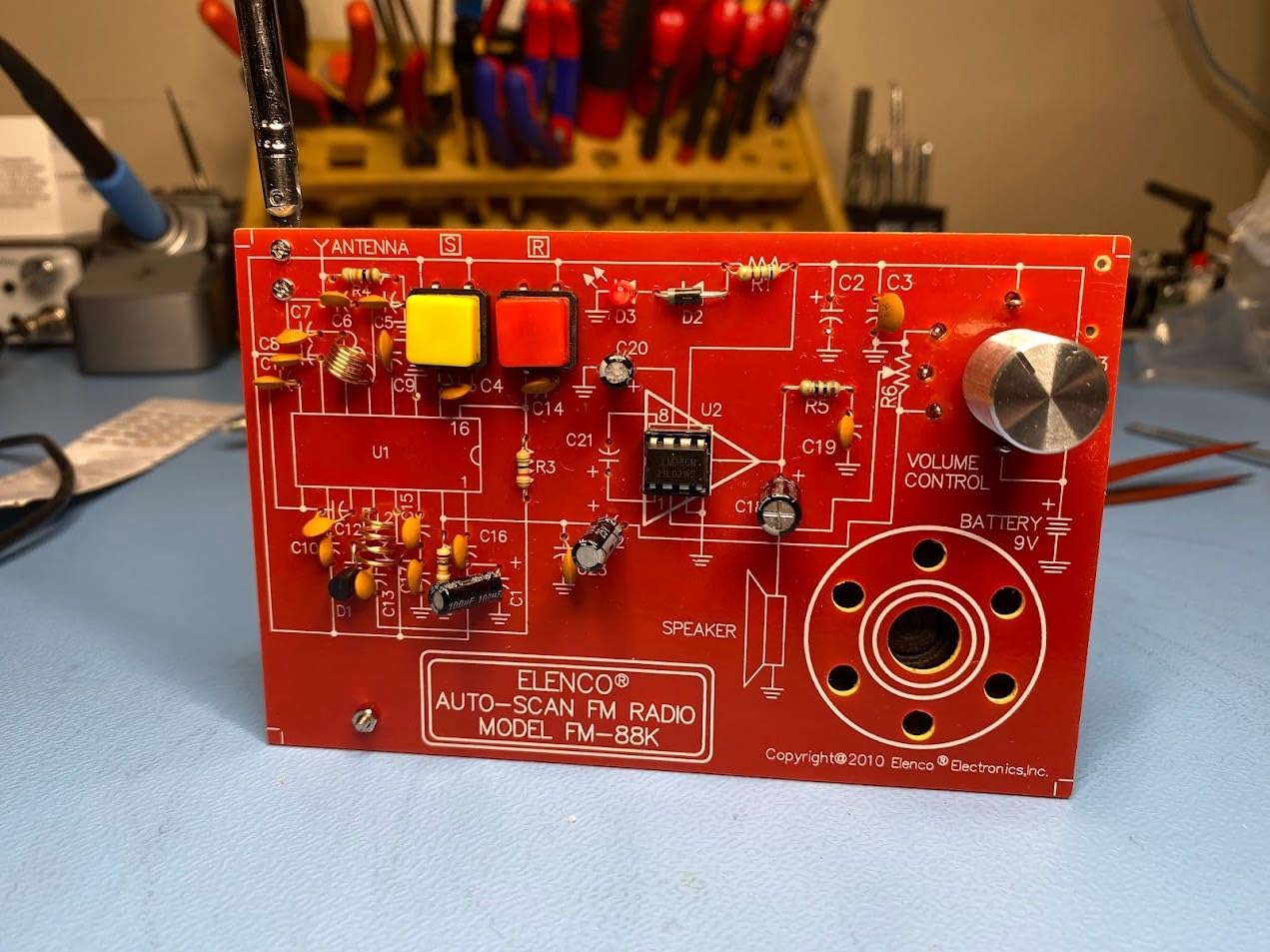 Elenco FM Radio STEM Electronics Soldering Kit for Kids Ages 12+ customer photo 1