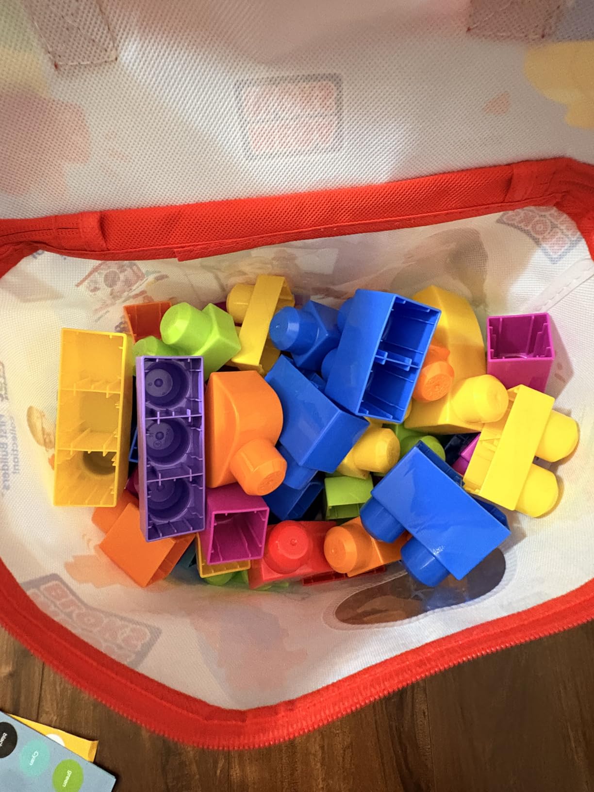 MEGA BLOKS First Builders Toddler Blocks Toys Set, Big Building Bag with 80 Pieces and Storage, Blue, Ages 1+ Years customer photo 2