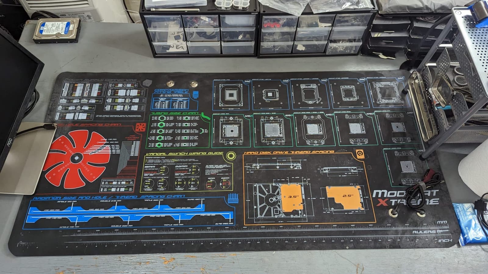 Xtreme Super Large Anti-Static Mod-Mat Work and Assembly Surface (Over 47