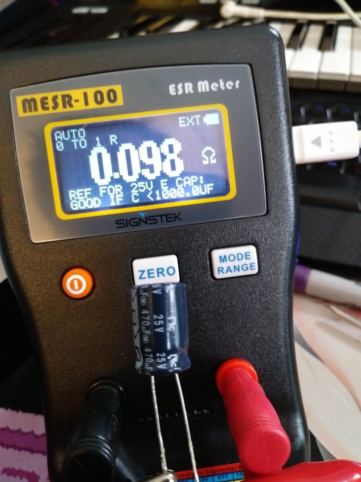 Signstek MESR-100 V2 ESR Meter, Capacitor Tester/Low Ohm Meter 0.01R-100R customer photo 2