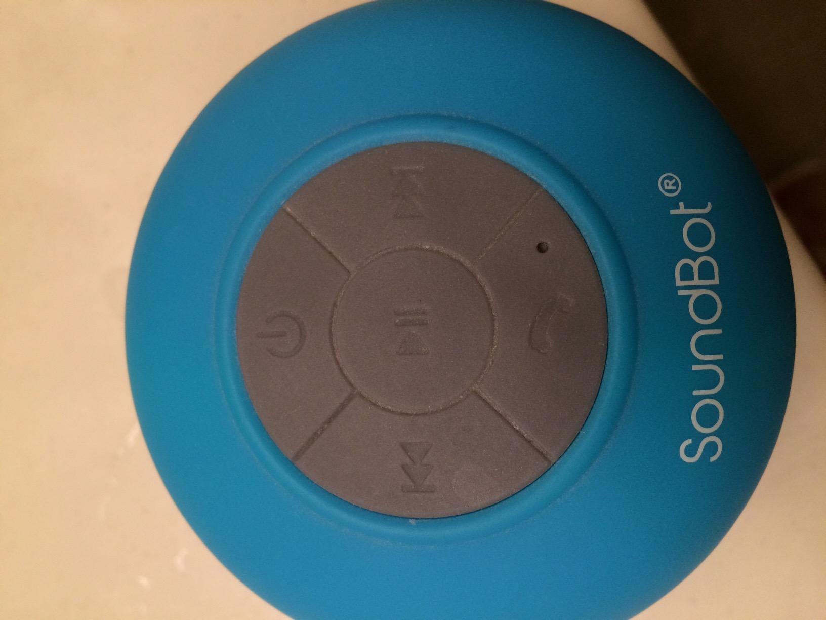 Soundbot® Waterproof Shower Speaker HD Water Resistant Bluetooth Handsfree Portable with Loud Clear Sounds 6+hrs of Playtime, Wireless Suction Cup Small Durable for Outdoors Travel Home SB510 (Black) customer photo 1