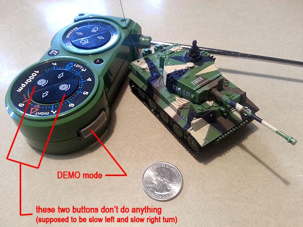 Cheerwing 1:72 German Tiger I Panzer Tank Remote Control Mini RC Tank customer photo 2