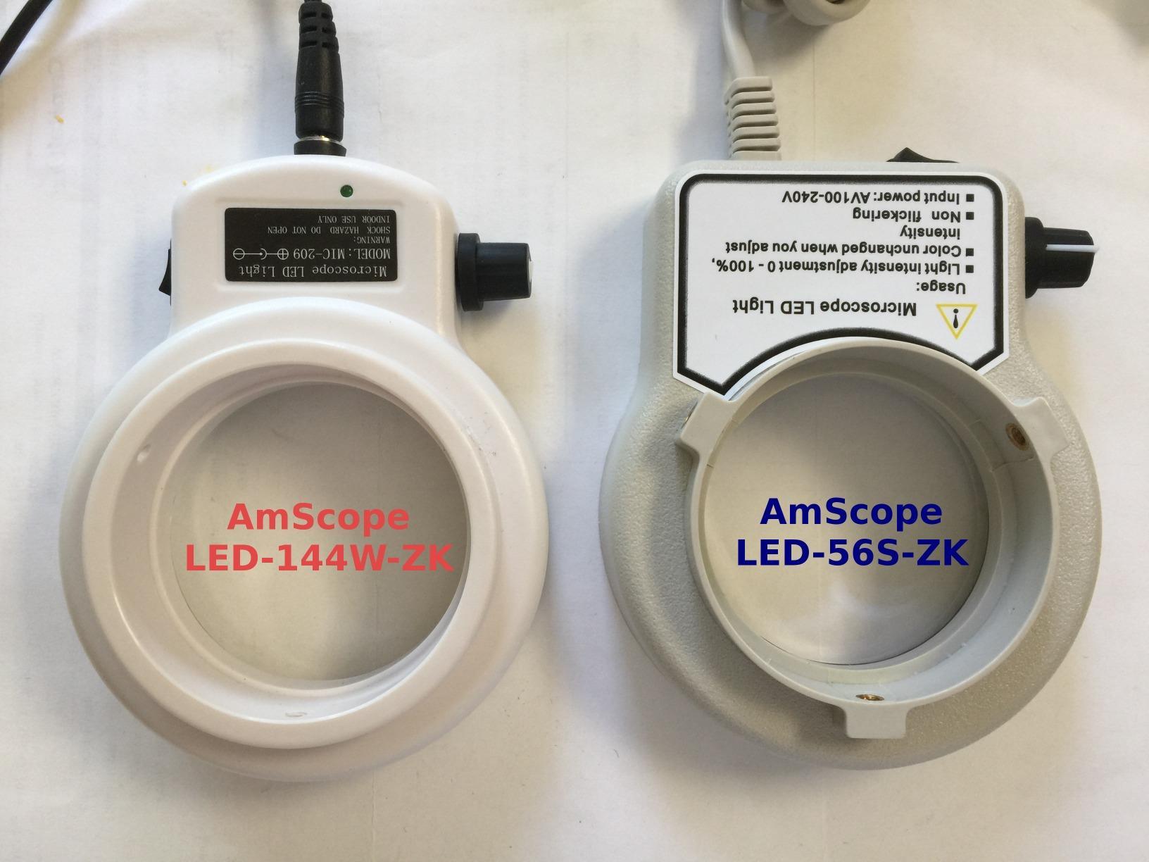 AmScope LED-144W-ZK 144 LED Ring Light Illuminator, White customer photo 1