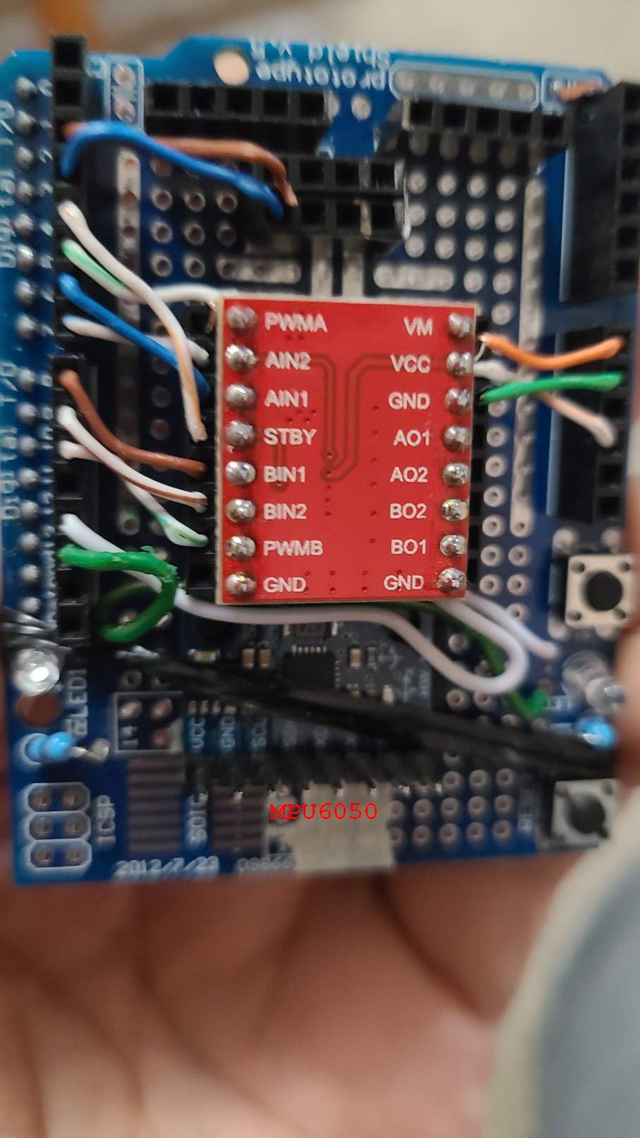 HiLetgo 3pcs GY-521 MPU-6050 MPU6050 3 Axis Accelerometer Gyroscope Module 6 DOF 6-axis Accelerometer Gyroscope Sensor Module 16 Bit AD Converter Data Output IIC I2C for Arduino customer photo 2