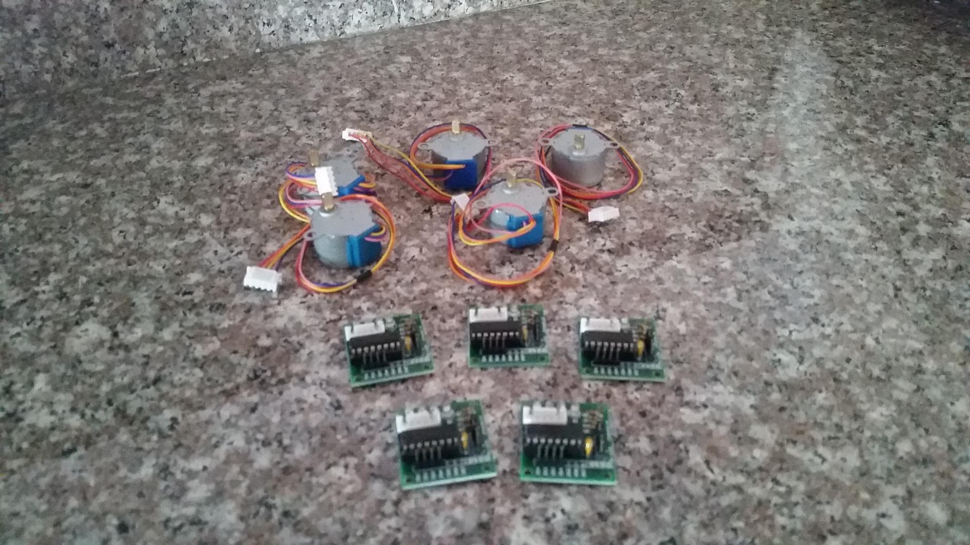 HiLetgo 5pcs ULN2003 28BYJ-48 4-Phase Stepper Motor with 5V Drive Board for Arduino PI PIC Raspberry Pi customer photo 2