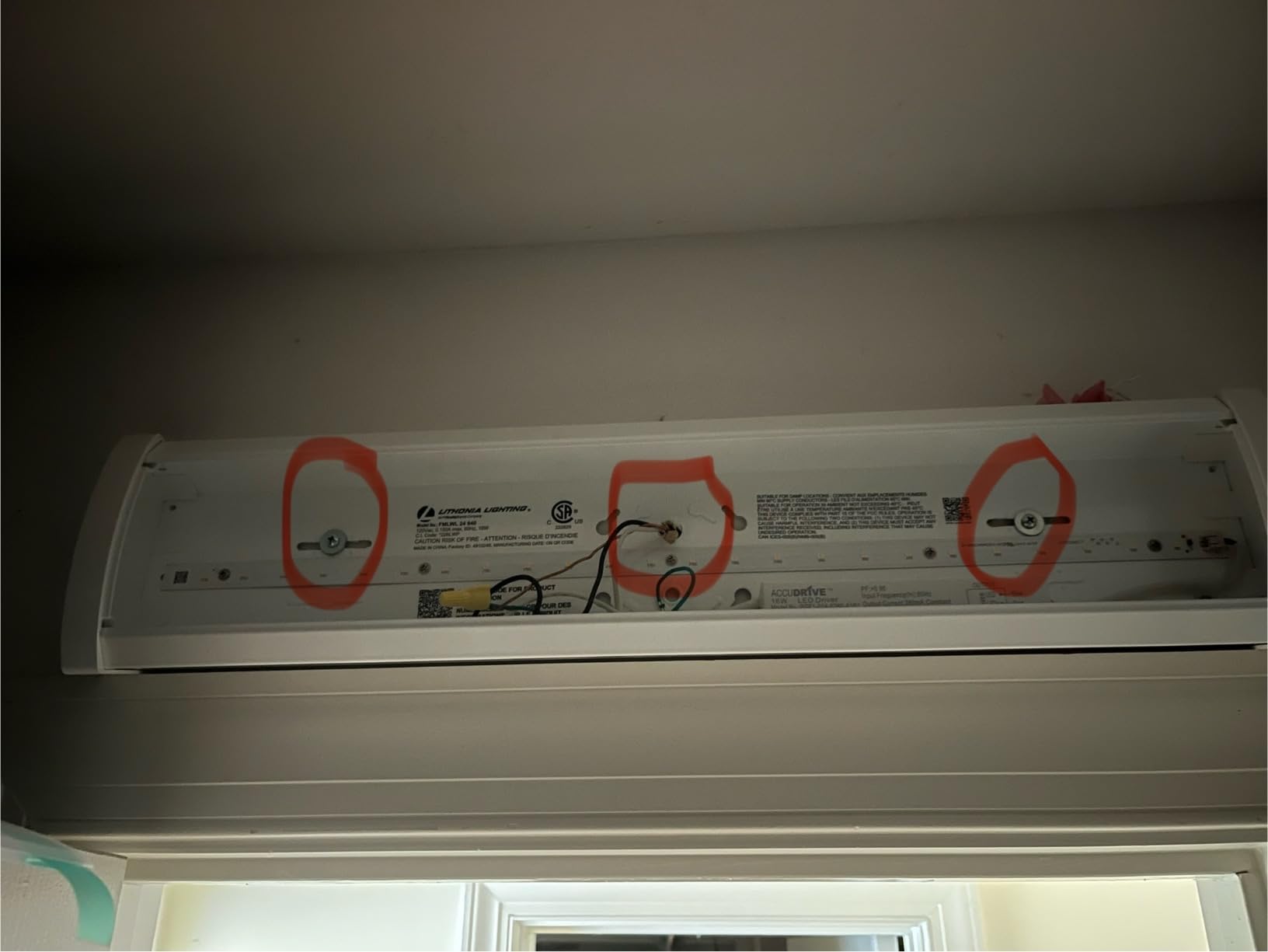 Lithonia Lighting 4' Low-Profile LED Wraparound Light Fixture, 4000K, 120V customer photo 2