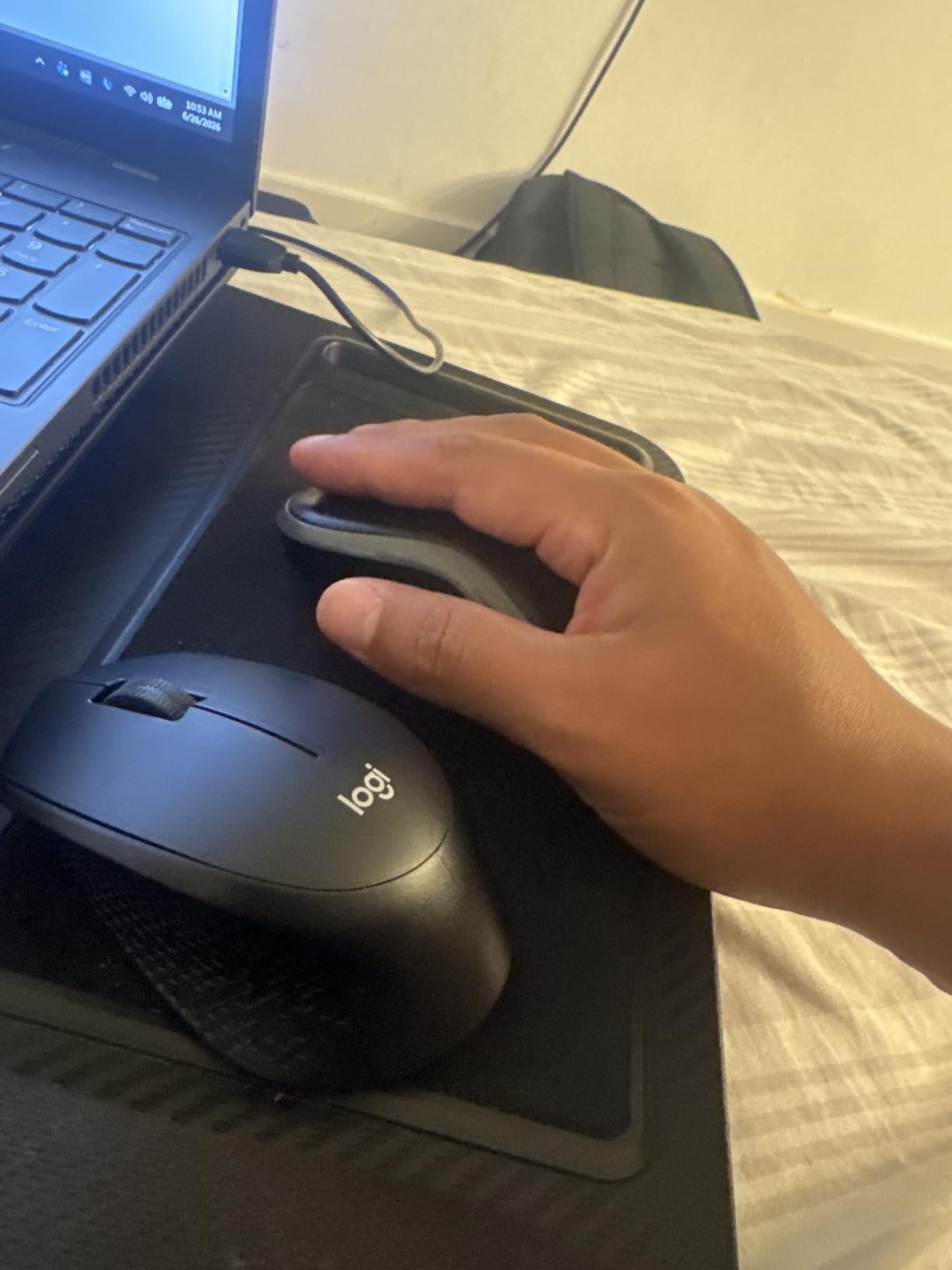 Logitech MK345 Full Size Wireless Keyboard and Mouse Combo - Black customer photo 2