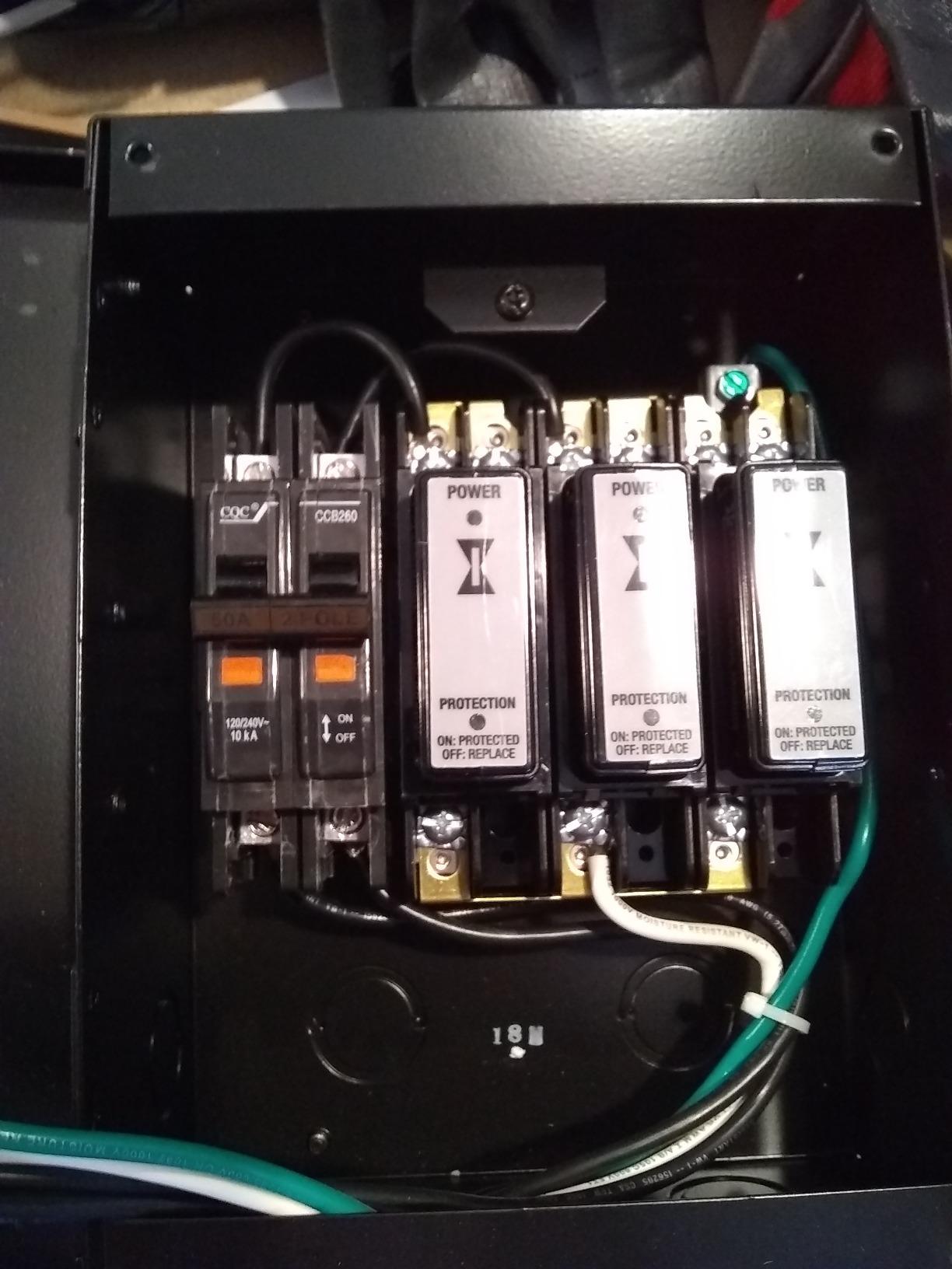 Intermatic IG2240-IMSK Smart Guard Whole-House Surge Protector, 120/240 VAC customer photo 1