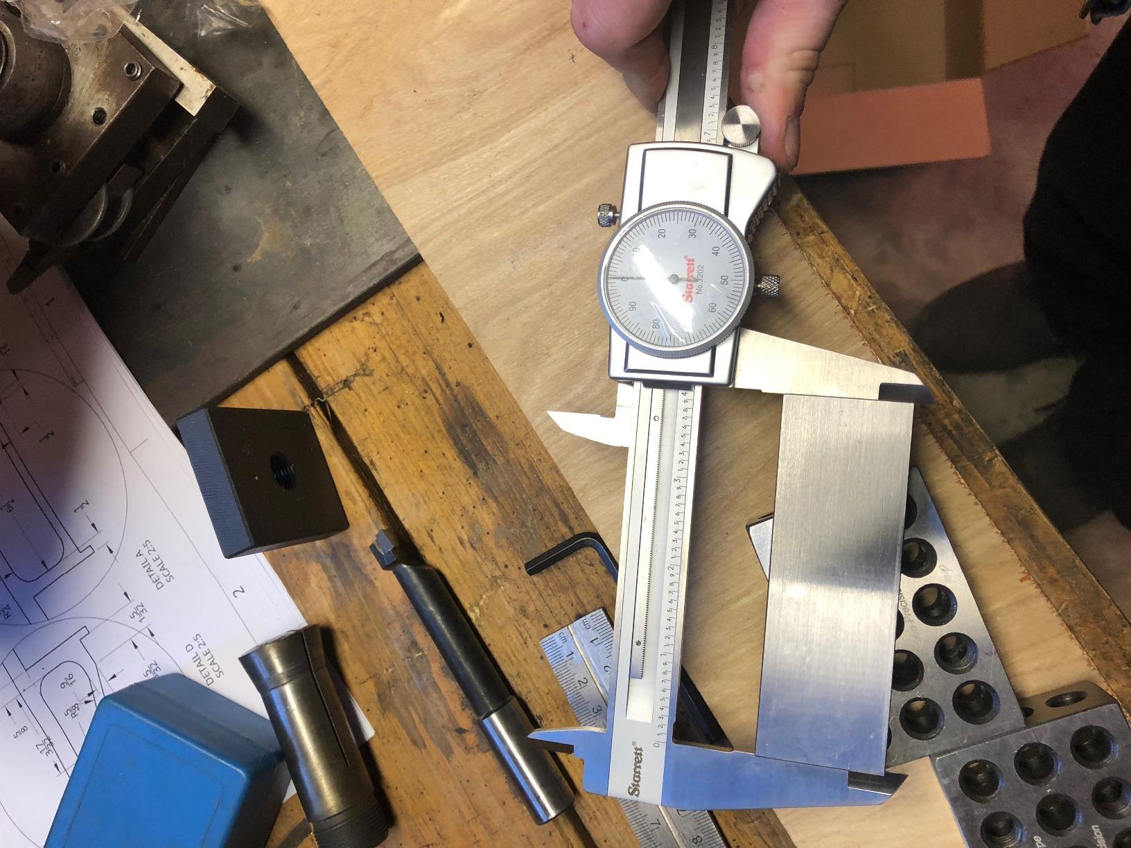 Starrett Dial Caliper, Adjustable Bezel, 0-6