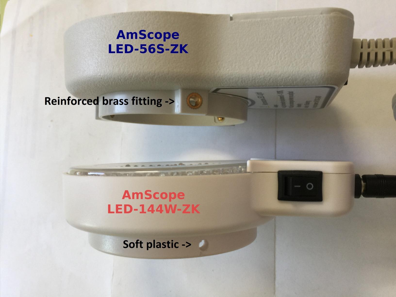 AmScope LED-56S-ZK 56 Microscope Ring Light LED Ring Light Illuminator customer photo 2