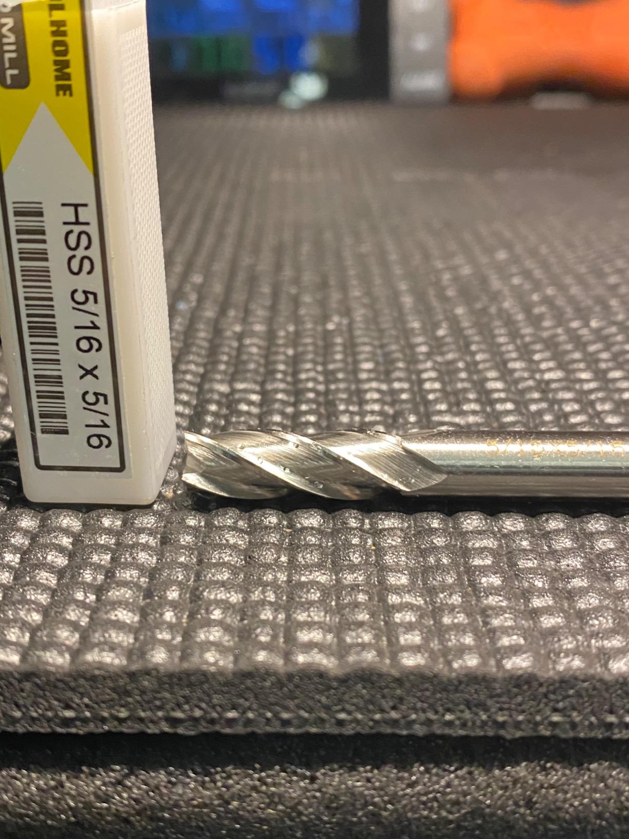 8PCS HSS 4-Flute End Mill Set CNC Milling Bits 1/16''-1/2'' customer photo 1