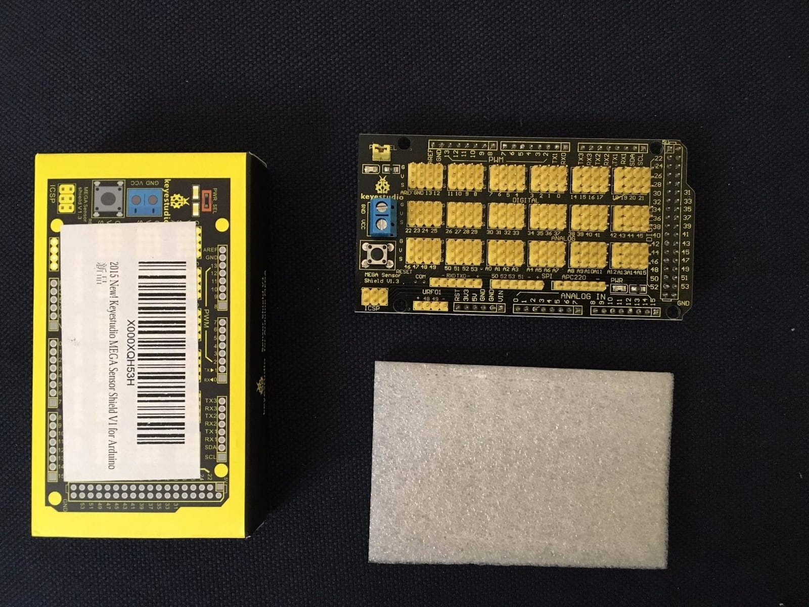KEYESTUDIO MEGA Sensor Shield V1 for Arduino MEGA R3 2560 Prototype Board Projects customer photo 1