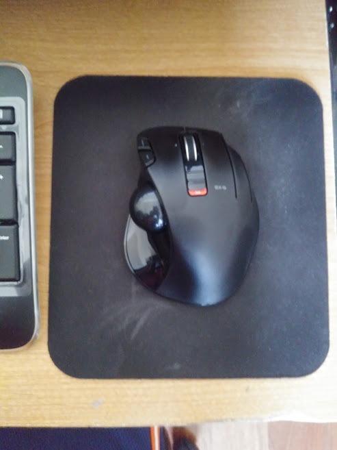 ELECOM EX-G Trackball Mouse, 2.4GHz USB Wireless, Ergonomic Design, Thumb Control, Smooth Roller Ball, Optical Tracking, 6 Programmable Buttons, Tilt Scroll, Computer Mice for Laptop PC, Windows & Mac customer photo 1