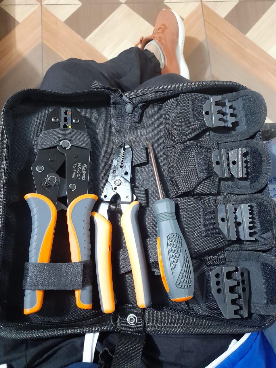 iCrimp Ratchet Wire Crimping Tool Set w/ 5 Interchangeable Jaws customer photo 2