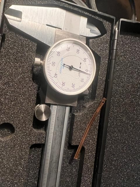 HFS Imperial 0-6 Inch Dial Caliper, ±0.001 Inch Accuracy, 4-Way Measuring Tool customer photo 1