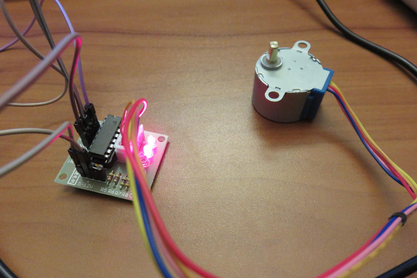 ELEGOO 5 Sets 28BYJ-48 ULN2003 5V Stepper Motor with ULN2003 Driver Board customer photo 2