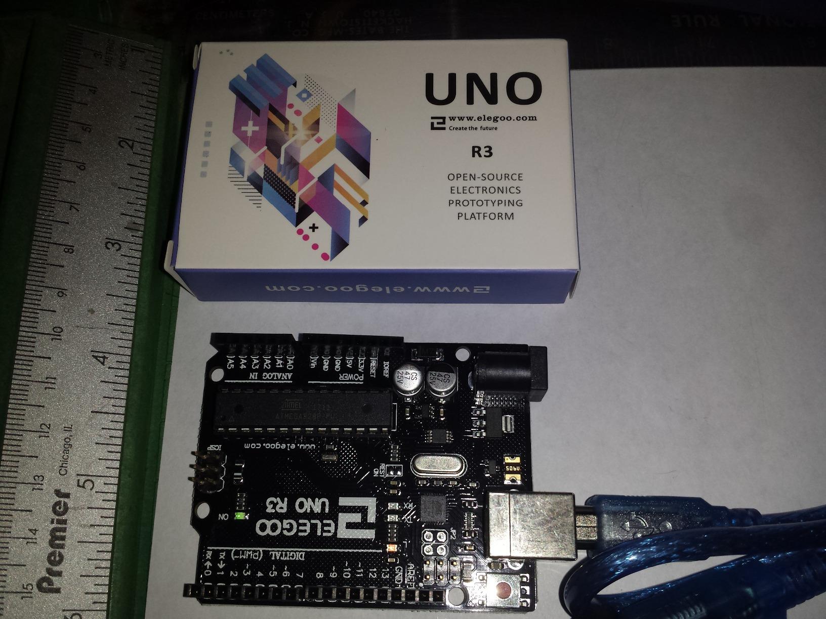 ELEGOO UNO R3 Microcontroller Board ATmega+328P ATMEGA+16U2 with USB Cable customer photo 1