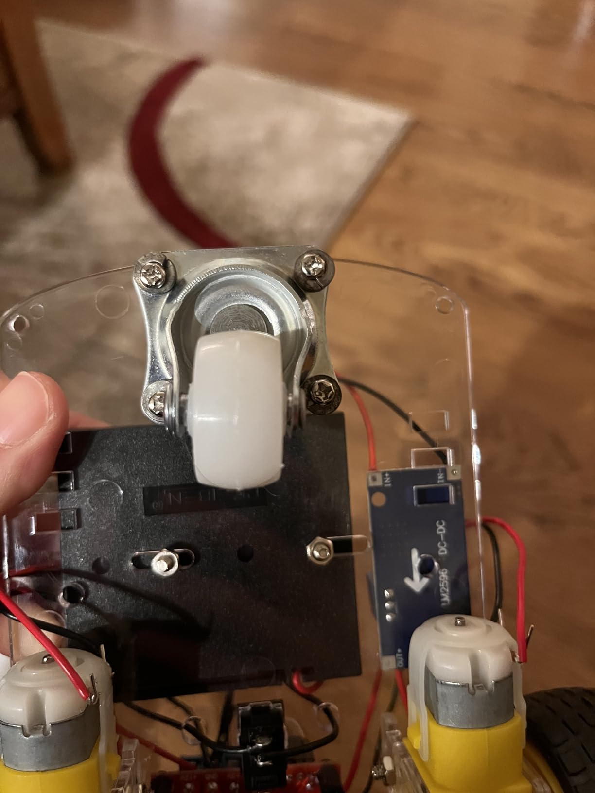 Emo Smart Robot Car Chassis Kit with Motors, Speed Encoder and Battery Box for DIY customer photo 2