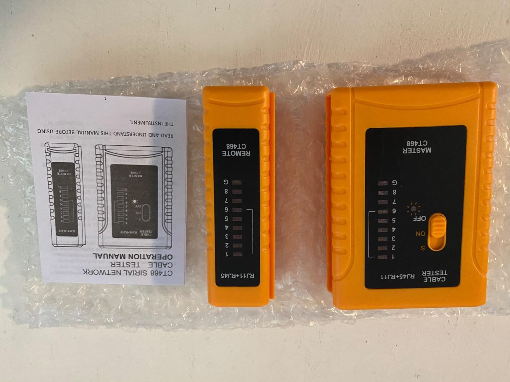 iMBAPrice - RJ45 Network Cable Tester for Lan Phone RJ45/RJ11/RJ12/CAT5/CAT6/CAT7 UTP Wire Test Tool customer photo 2