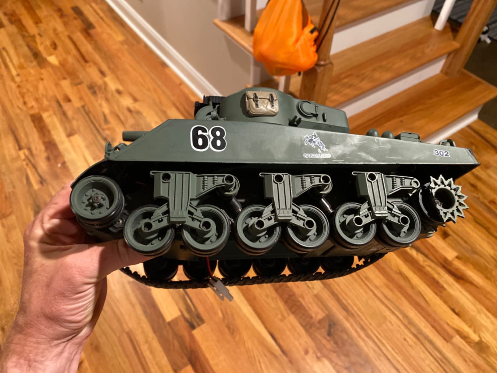 fisca Remote Control Tank, 2.4Ghz 15 Channel 1/20 Sherman M4A3 Main Battle RC Tank that Shoot BBS Airsoft for Kids Age 10 11 12-16 Year Old customer photo 2