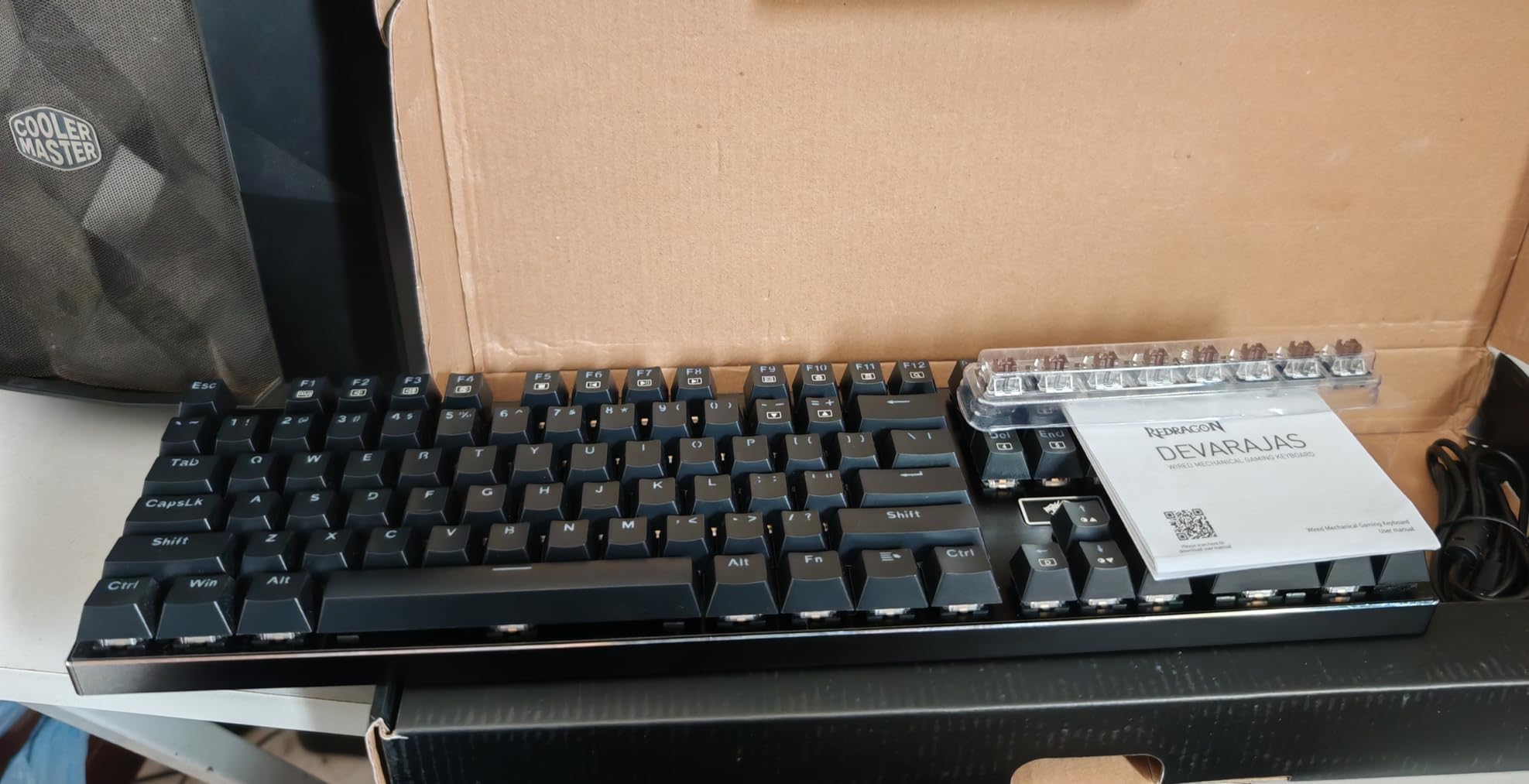 Redragon K556 Wired RGB Mechanical Gaming Keyboard, 104-Key Aluminum Board customer photo 1