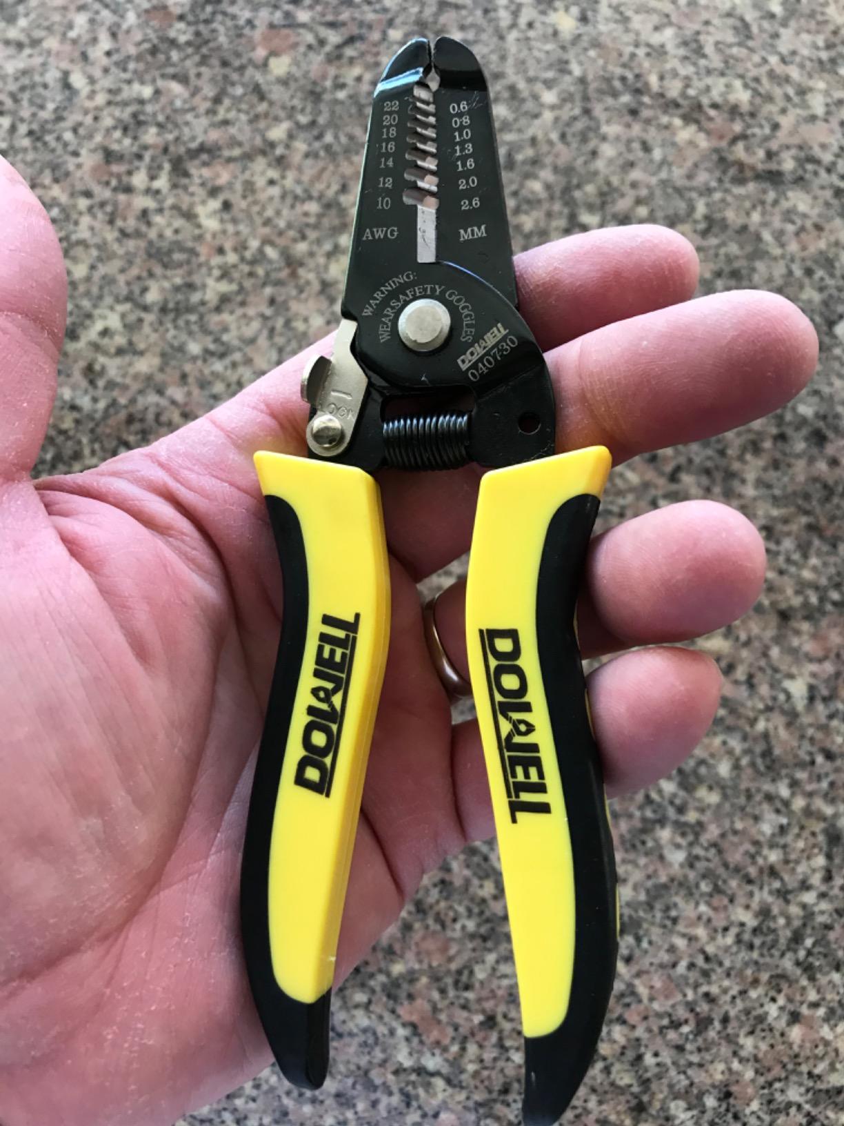 DOWELL Wire Stripper, 10-22 AWG Wire Cutter, Stripping Tool customer photo 1