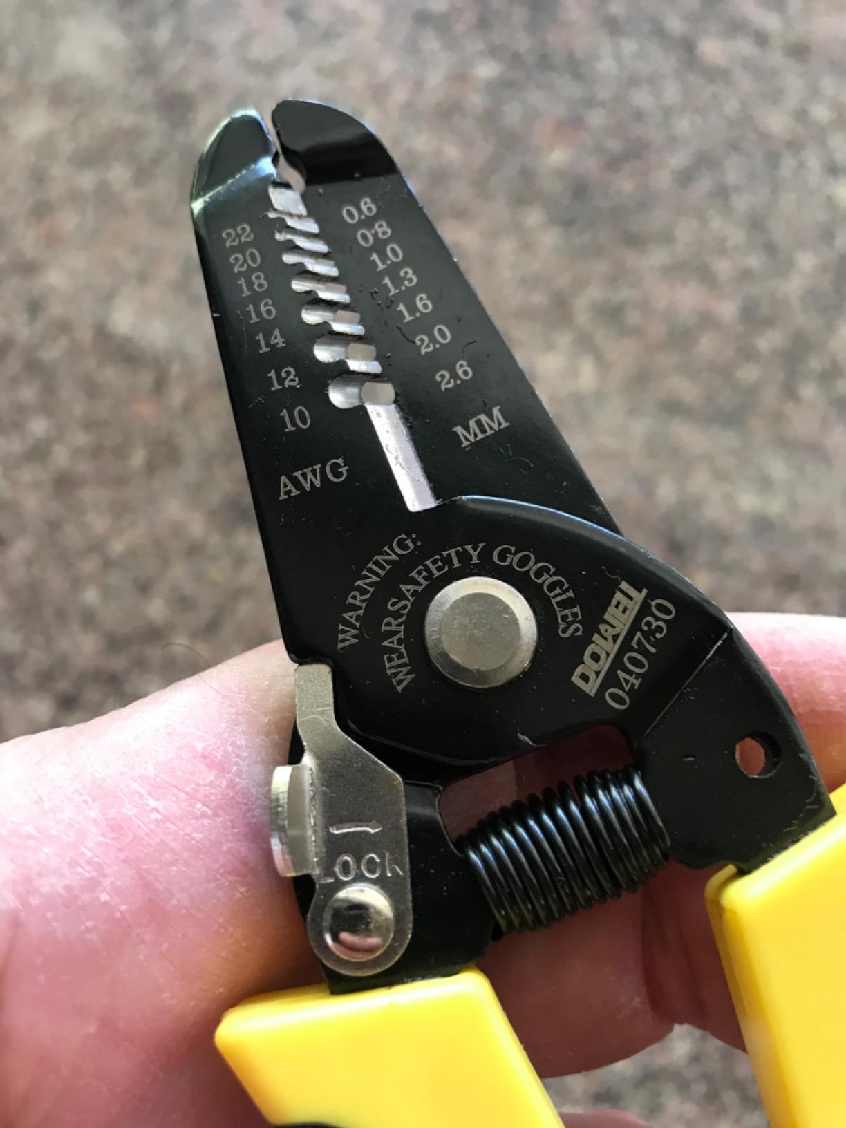 DOWELL Wire Stripper, 10-22 AWG Wire Cutter, Stripping Tool customer photo 2