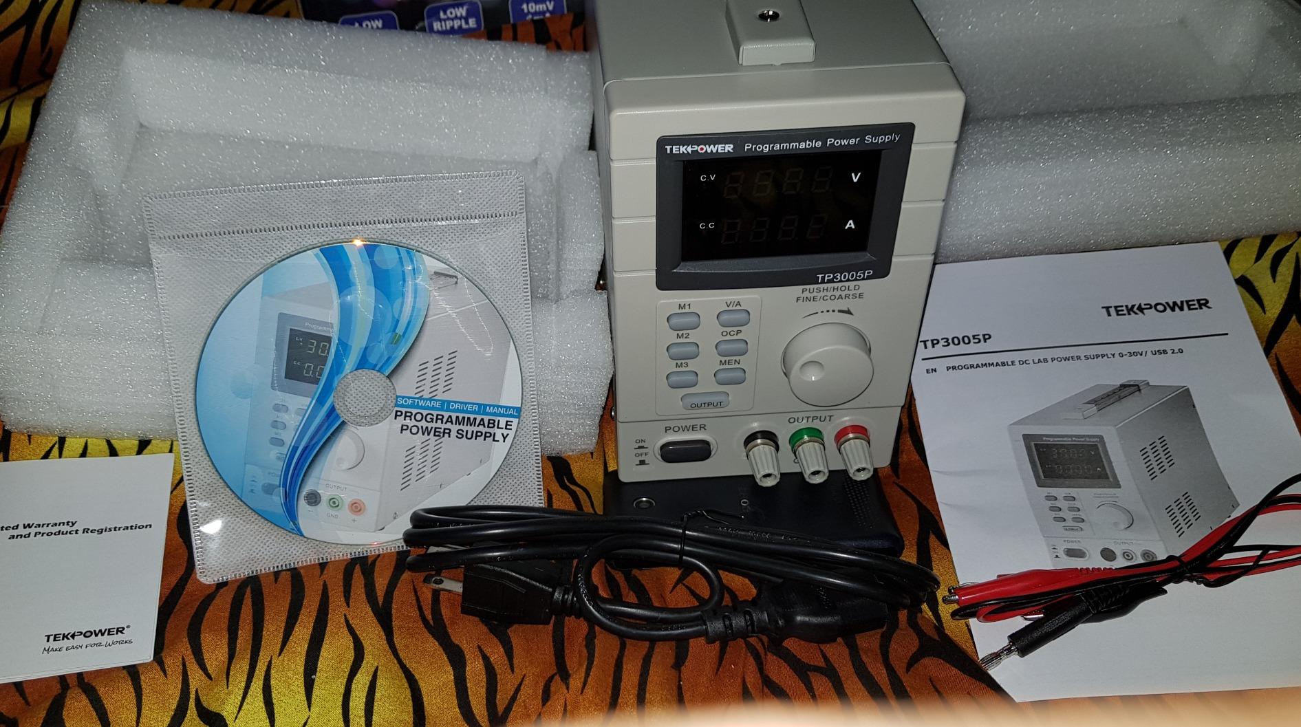 Tekpower TP3005P Programmable Linear Type Variable Regulated DC Power Supply, 0-30V at 0-5A customer photo 1