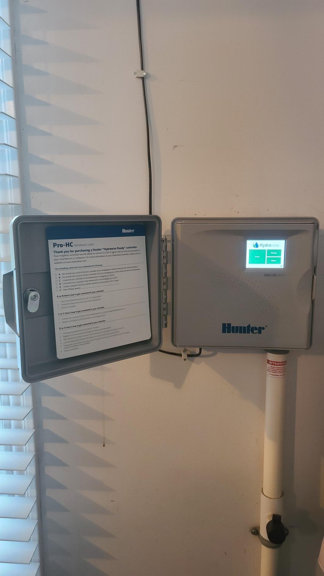Hunter PRO-HC PHC-1200 Residential Outdoor Professional Grade Wi-Fi Controller with Hydrawise Web-Based Software - 12 Station customer photo 2