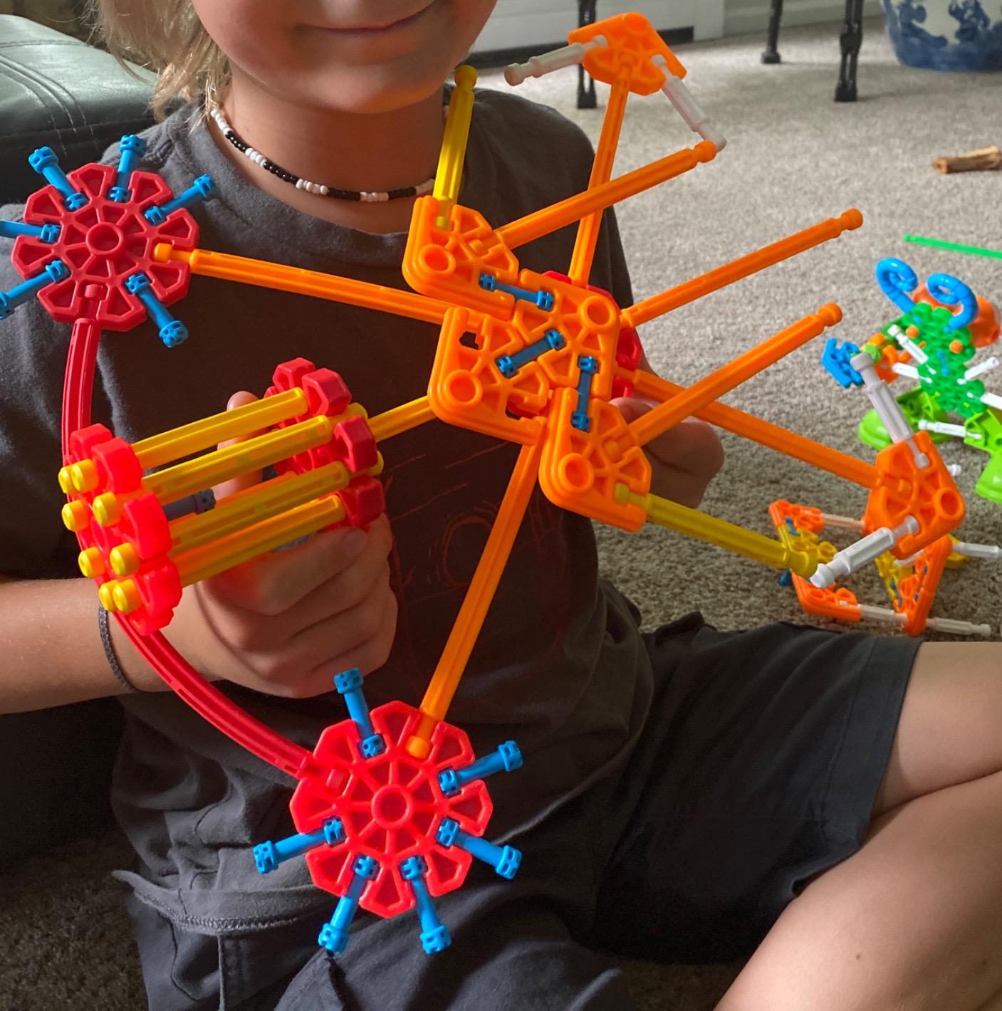 KID K'NEX - Budding Builders Set ‚ 100 Pieces, Preschool STEM Building, Kid Construction Set, Creative Play ‚ Ages 3+ customer photo 2