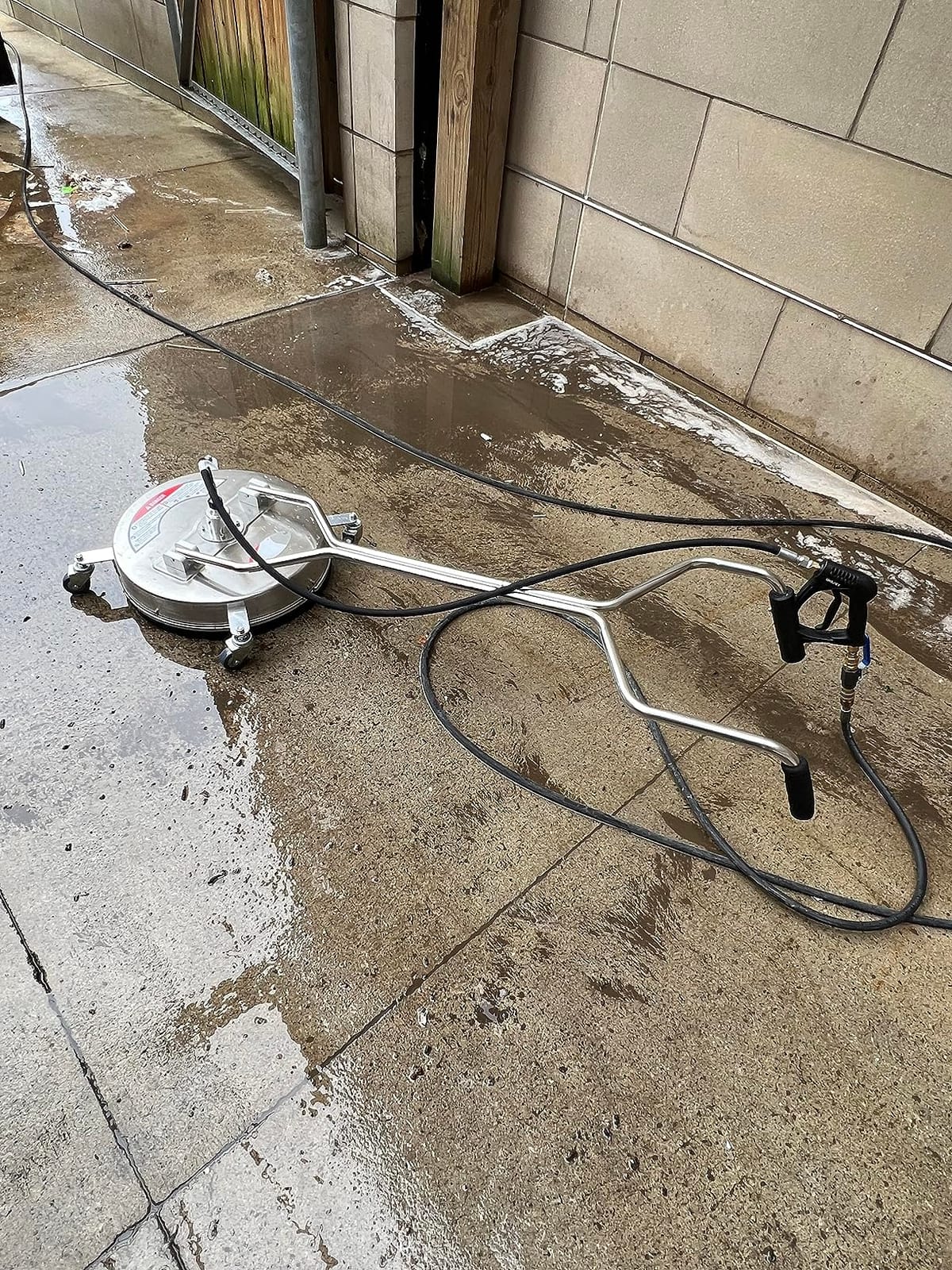 WOJET 20'' Commercial Pressure Washer Surface Cleaner with Wheels 4500PSI customer photo 1