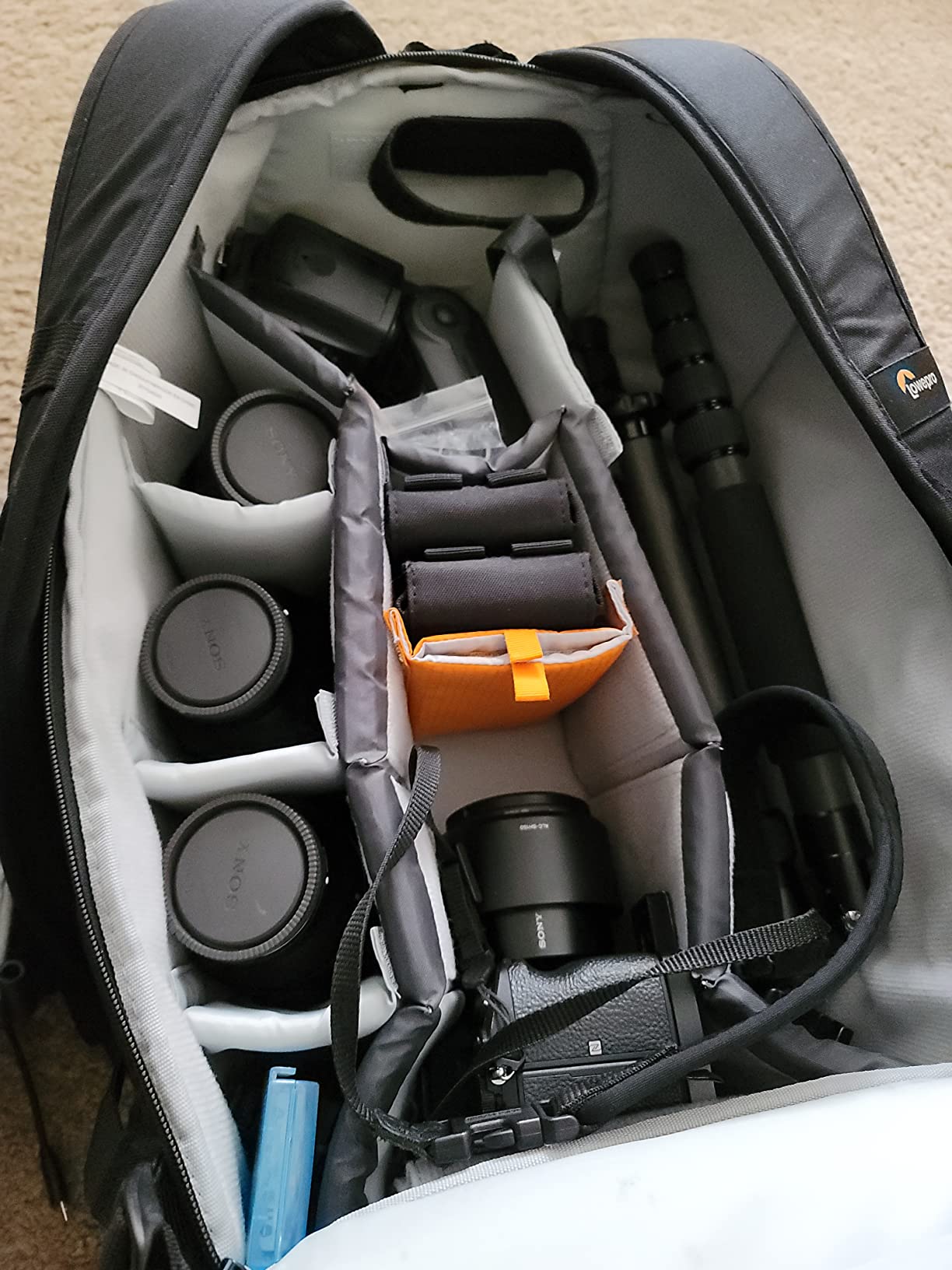 Lowepro LP37131, Flipside 500 AW II Camera Backpack, Fits Mirrorless, Compact Drone, DSLR with Lens, Extra Lenses, Black | Compact Drone, lens, extra Lenses, fits Mirrorless, DSLR customer photo 1