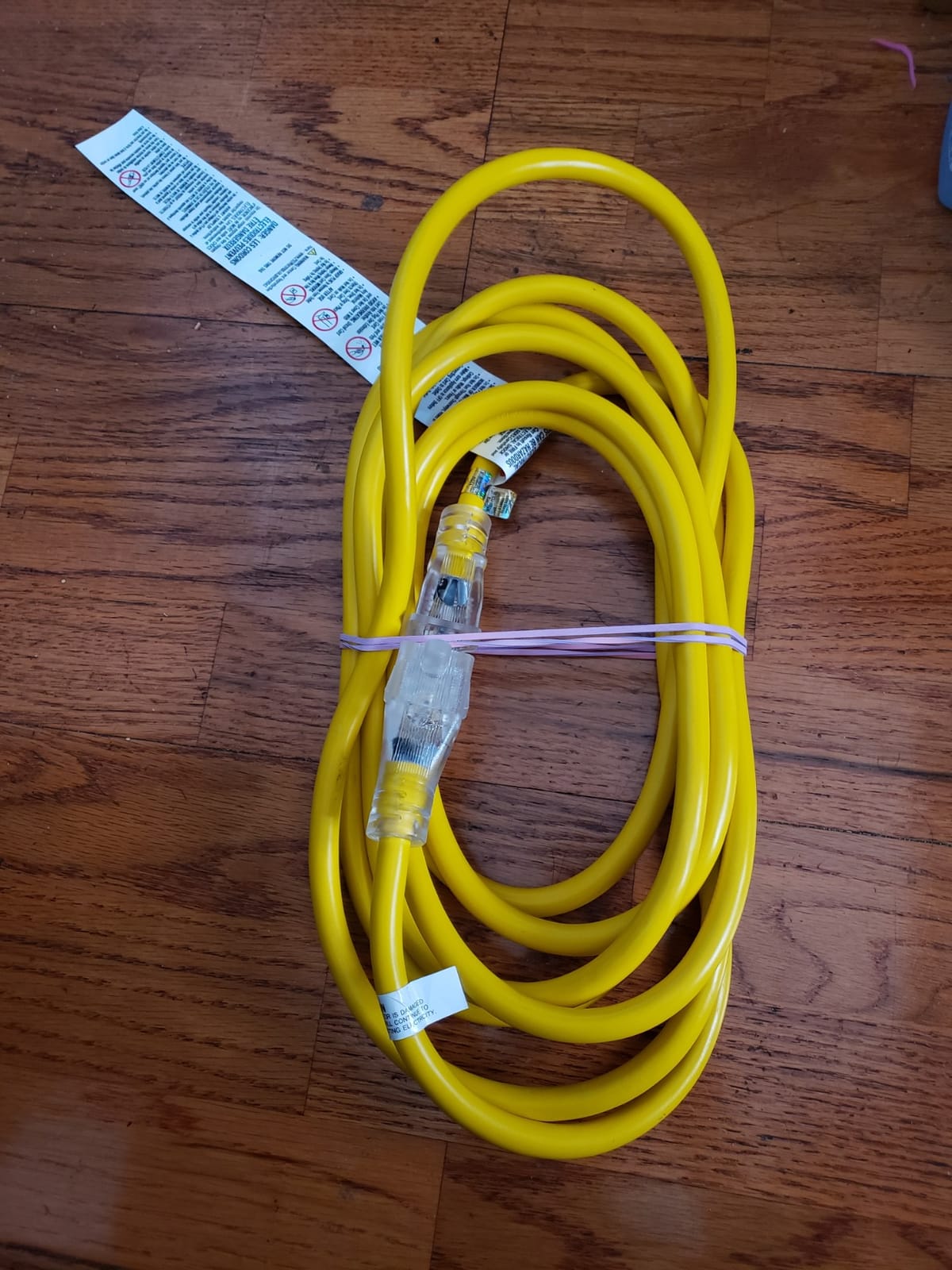 Iron Forge Cable 12 Gauge Heavy Duty Extension Cord, 10 Ft - Yellow SJTW customer photo 2