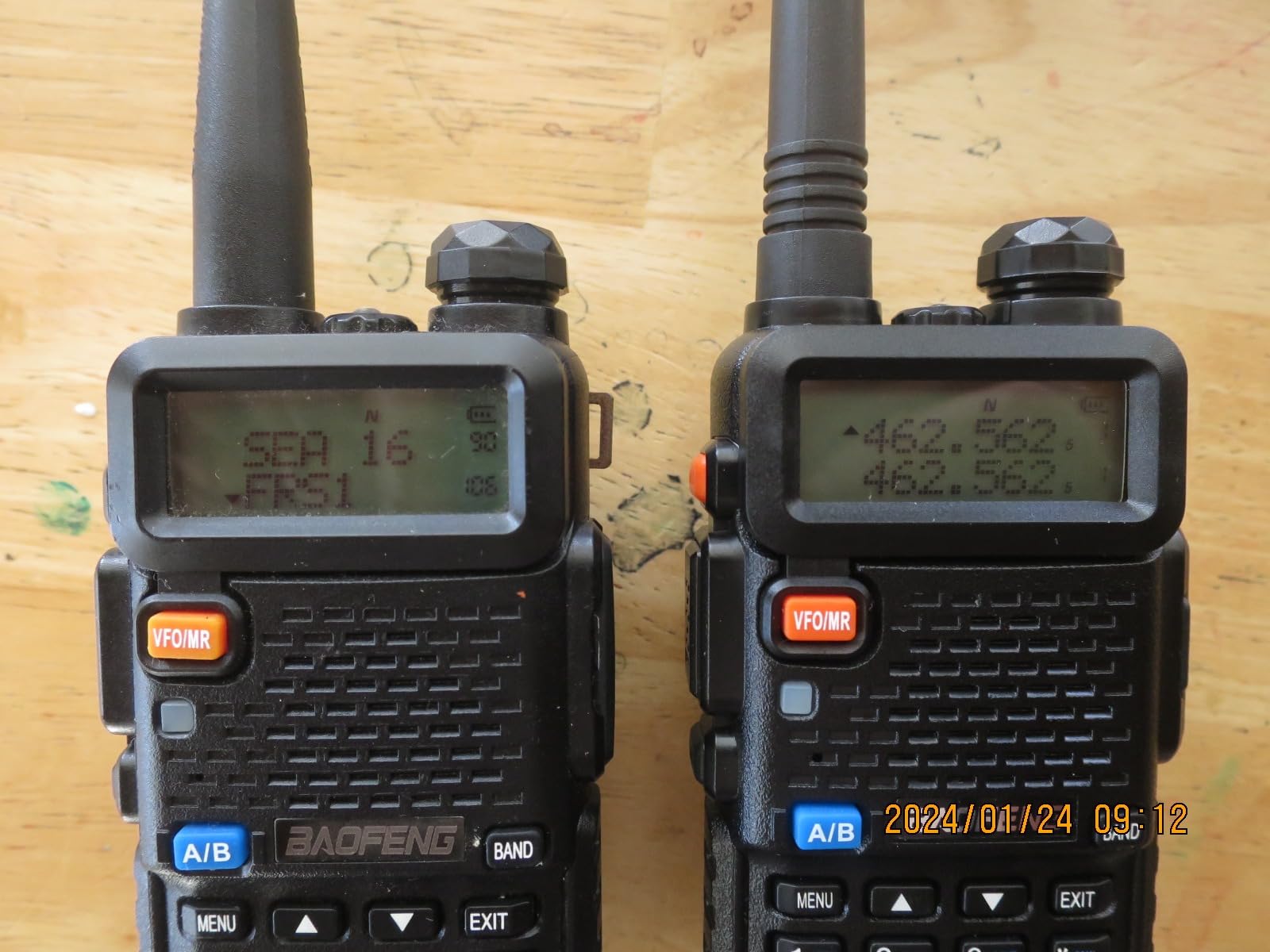 Baofeng UV-5R Ham Radio Handheld, Dual Band Two Way Radio (Black) customer photo 1