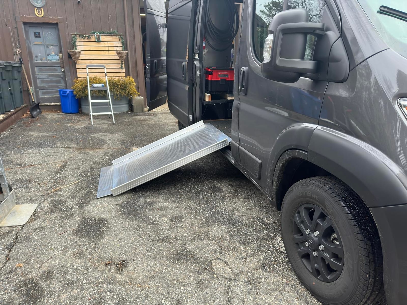 5' Wheelchair Ramp for Home Steps, 850 lb Capacity, 36
