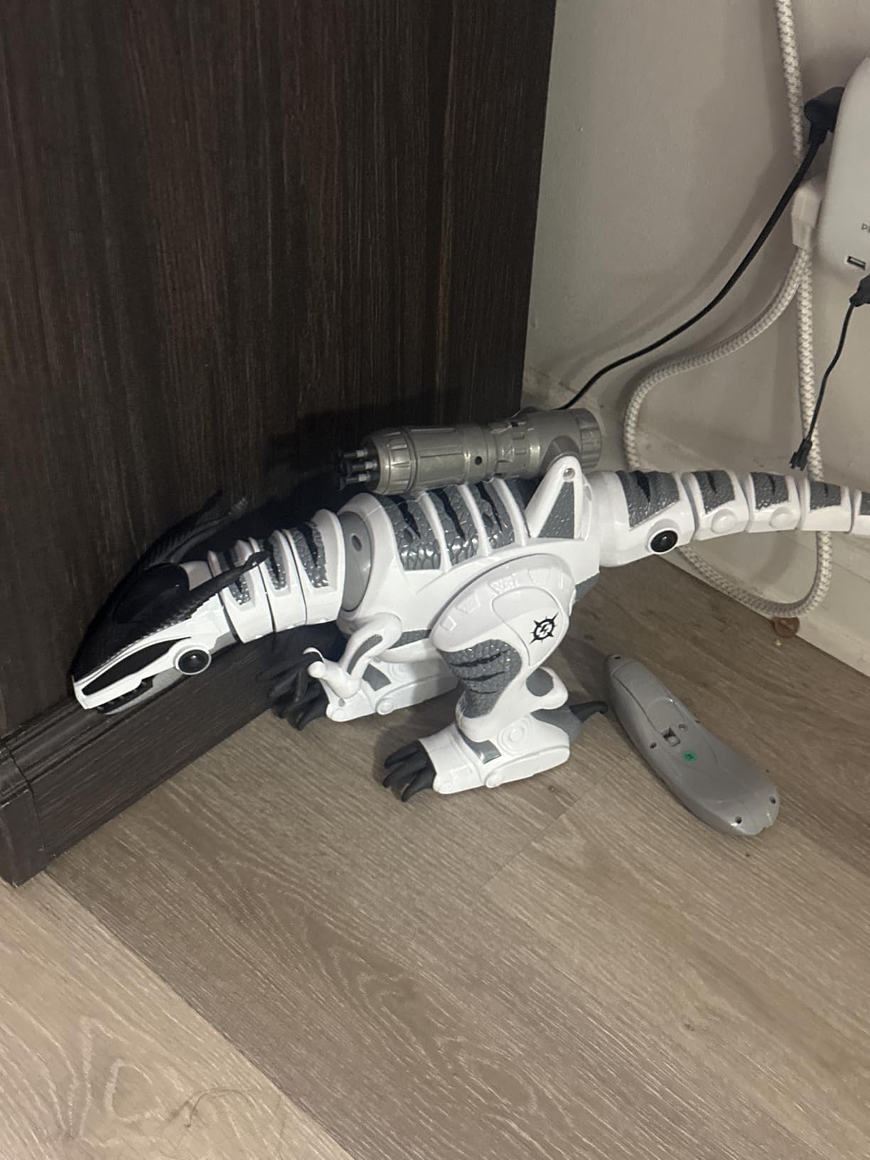Fistone RC Robot Dinosaur Intelligent Interactive Smart Toy Electronic Remote Controller Robot Walking Dancing Singing with Fight Mode Toys for Kids Boys Girls Age 5 6 7 8 9 10 and Up Year Old customer photo 2