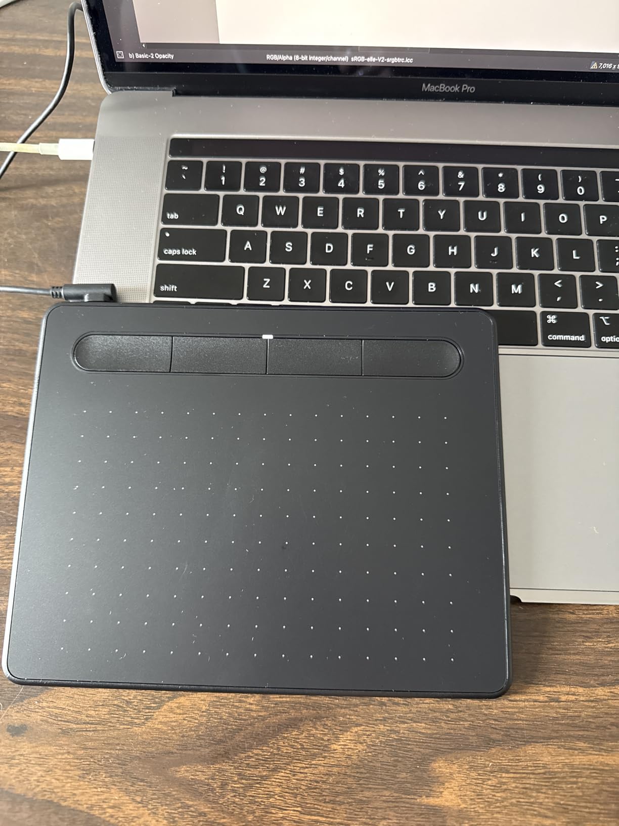 Wacom Intuos Small, Wired Graphic Drawing Tablet with Pen + Software customer photo 1