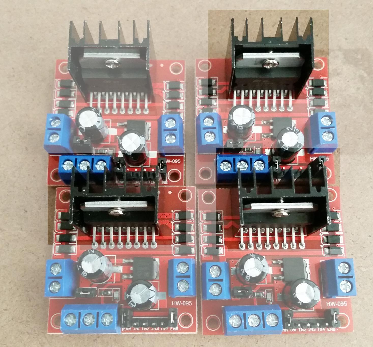 HiLetgo 4pcs L298N Motor Driver Controller Board Module Stepper Motor DC Dual H-Bridge for Arduino Smart Car Power UNO MEGA R3 Mega2560 customer photo 1