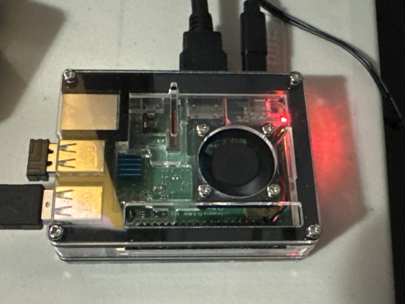 Miuzei Case for Raspberry Pi 3 with Fan 5V 3A Power Supply 3Pcs HeatSinks customer photo 2